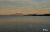 O lago Llanquihue e o vulcão Osorno ao fundo, em Puerto Varas, no sul do Chile